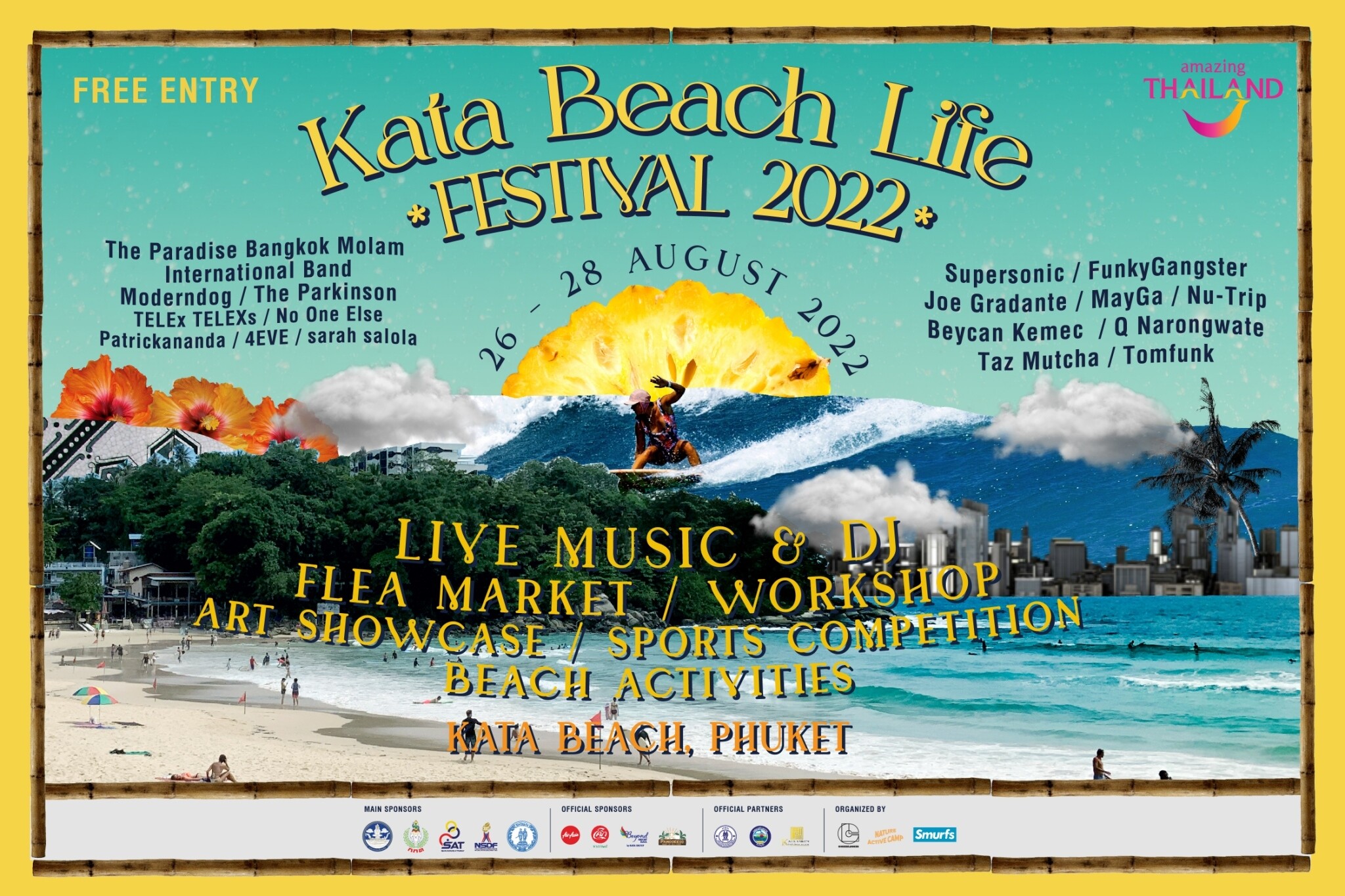 Kata Beach Life Festival 2022 เทศกาลสุดชิลล์ริมหาดกะตะ ที่อยากคุณชวนมา