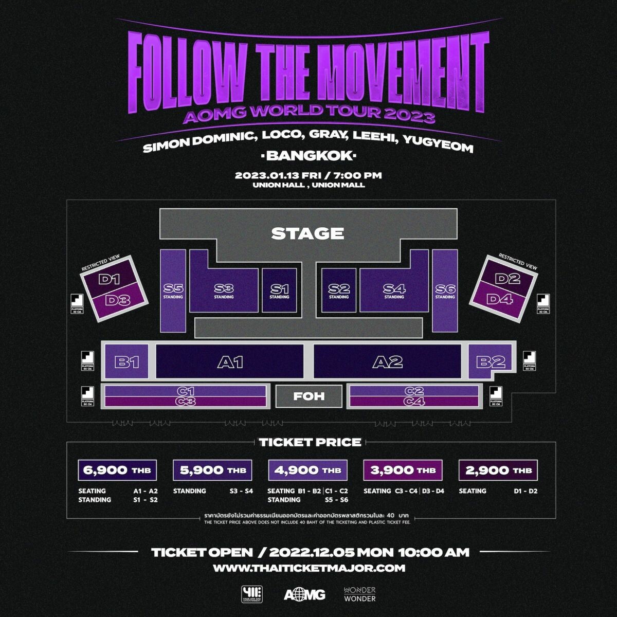 [FOLLOW THE MOVEMENT] AOMG WORLD TOUR 2023 IN BANGKOK