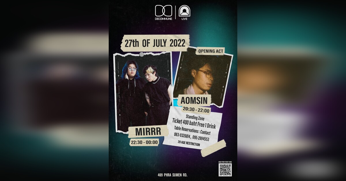 MIRRR LIVE MUSIC AT DECOMMUNE