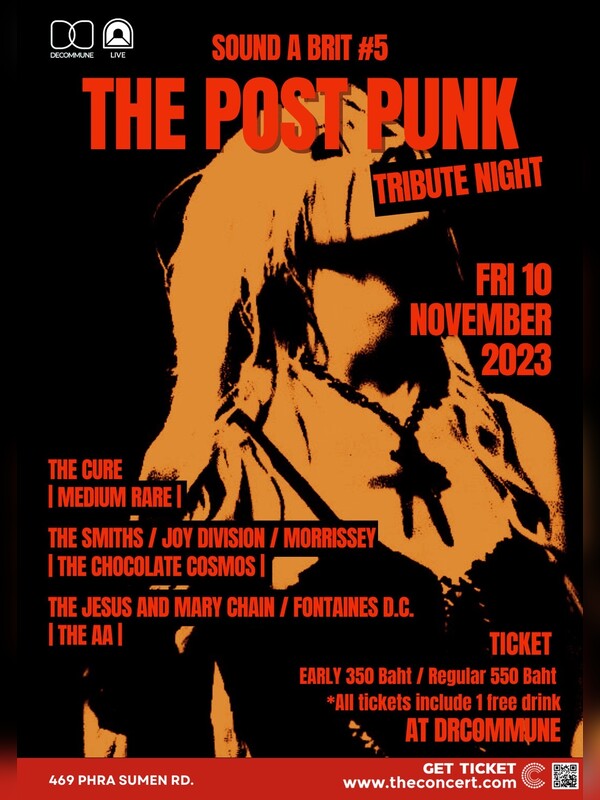 Sound a Brit #5 Part : The Post Punk ( Tribute night )