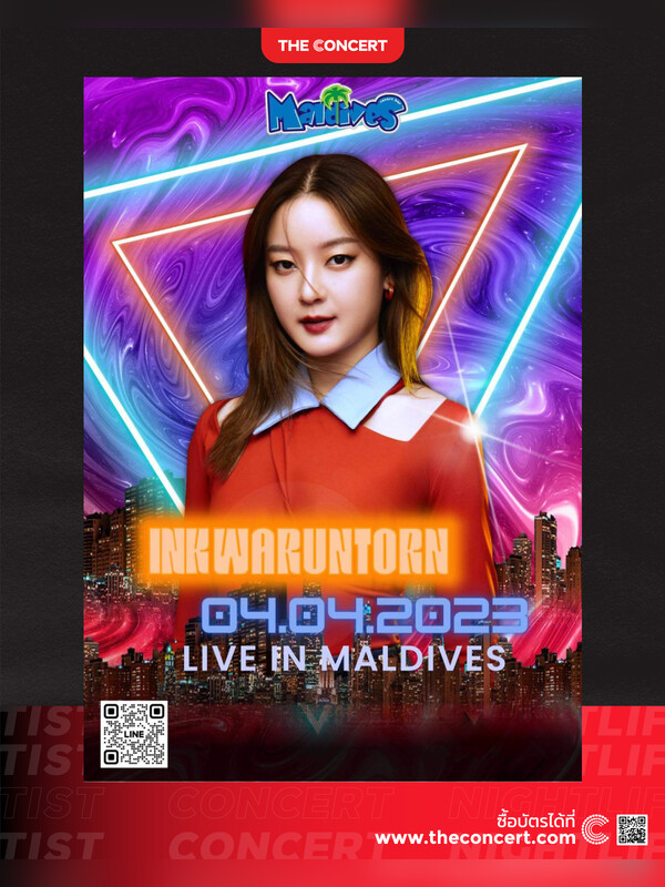REACT Present “INK WARUNTORN” Live Concert @Maldives