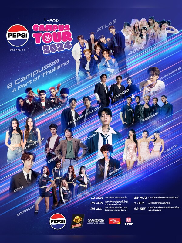 RMUTL | PEPSI Presents T-POP Campus Tour 2024