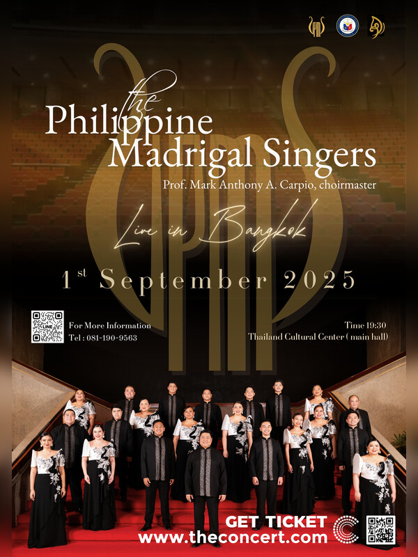 The Philippine Madrigal Singers live in Bangkok 2025